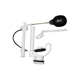 JUEGO DE HERRAJES PVC WC FLEXIMATIC
