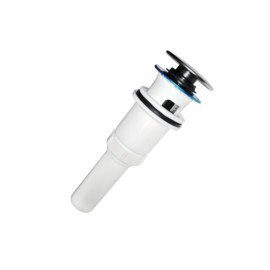 DESAGUE LAVABO C/REBOSADERO PUSH BOTON ABS
