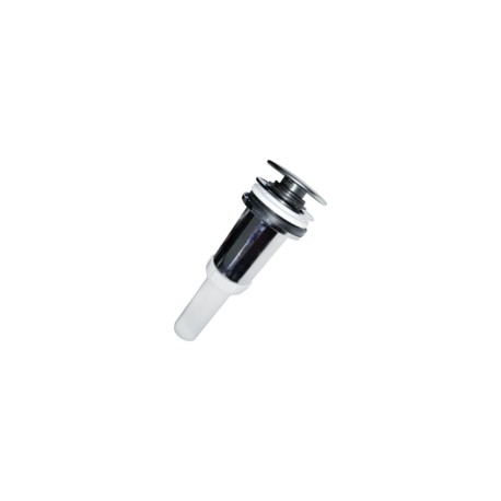 DESAGUE LAVABO C/REBOSADERO CROMADO PUSH BOTON ABS