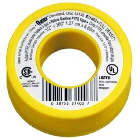 CINTA TEFLON OATEY GAS AMARILLA 1/2 x 260 (31403)