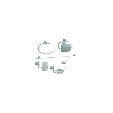 JUEGO DE ACCESORIOS 6 PZAS CROMO MOD 2800
