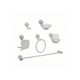 JUEGO ACCESORIOS CROMO 6 PZAS. 1400